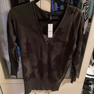 NWT! White House Black Market Camo Tunic
